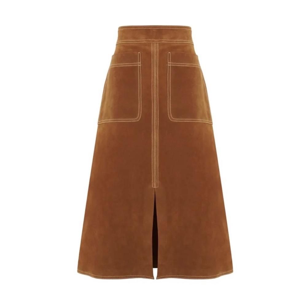 Gorgeous suede 70’s style high waist skirt size 12